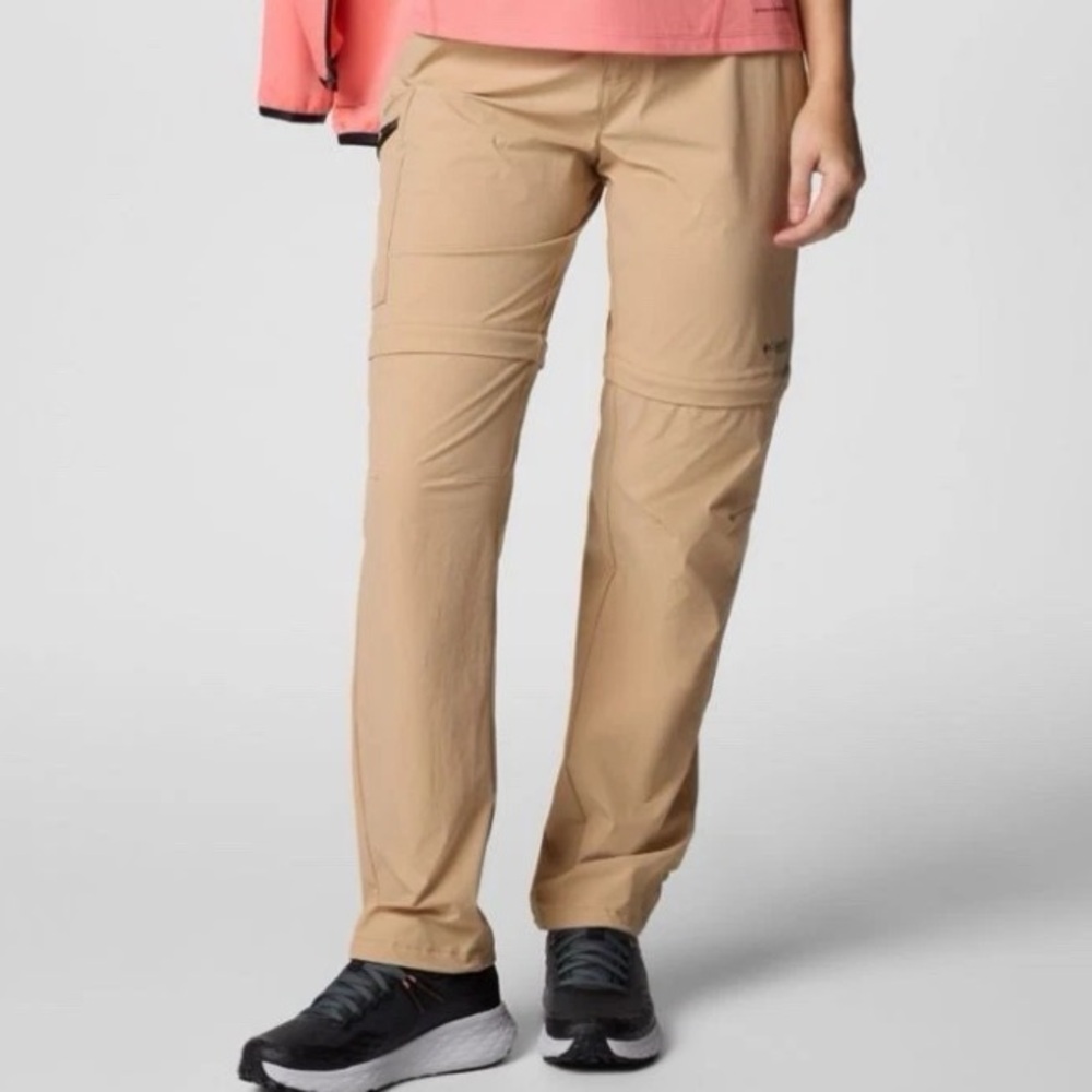 Columbia Summit Valley Convertible Pant Il Size 10 Shorts Tan Omni Shield
NWT